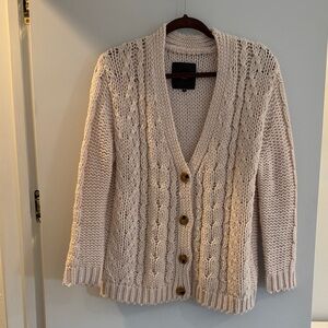 Elegant Knit Button-Up Cardigan